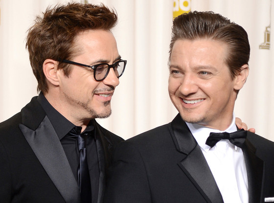 Robert Downey Jr., Jeremy Renner Robert Downey Jr., Jeremy Renner